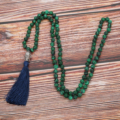 Malachite Transformation 108 Mala Beads