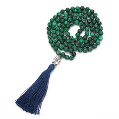 Malachite Transformation 108 Mala Beads