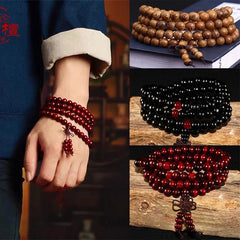 Dark Sandalwood 108 Mala Beads