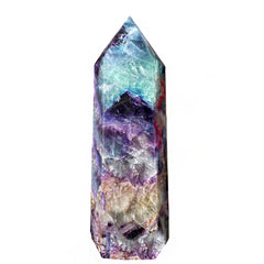 Large Rainbow Fluorite Tower