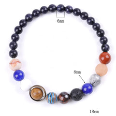 Cosmic Solar System Beaded Bracelet