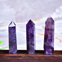 Natural Amethyst Crystal Tower