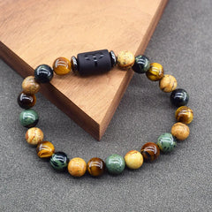 Zodiac Sign Natural Stone Bracelet