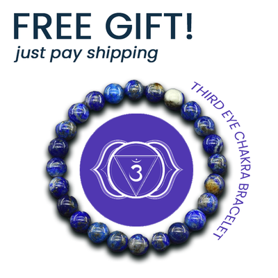 FREE Third Eye Chakra Lapis Lazuli Bracelet (just pay shipping)