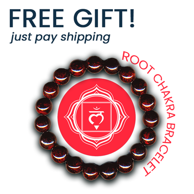 FREE Bloodstone Root Chakra Bracelet (just pay shipping)