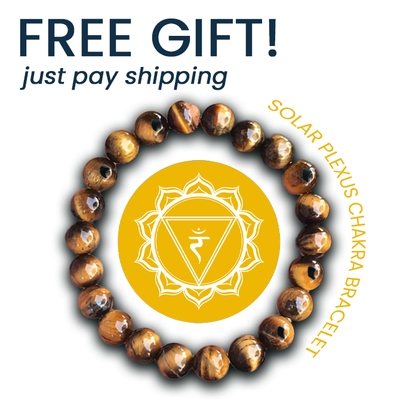 FREE Tiger's Eye Solar Plexus Chakra Bracelet (just pay shipping)