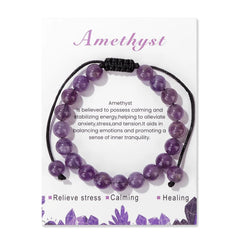 Energy Healing Amethyst Bracelet