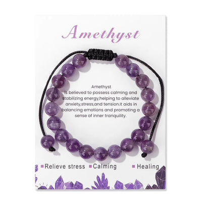 Energy Healing Amethyst Bracelet