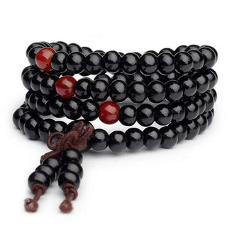 Black Sandalwood 108 Mala Beads