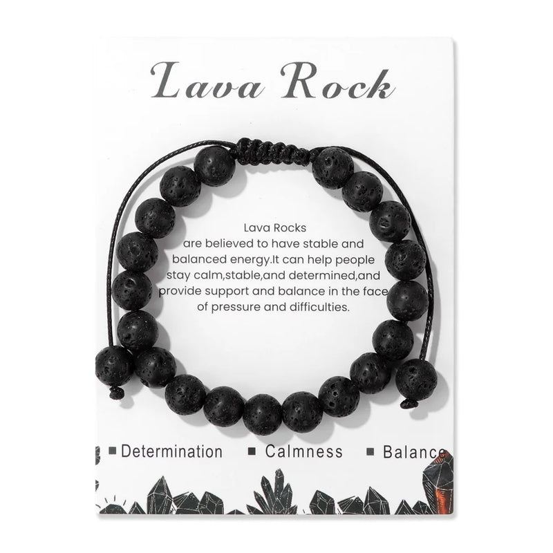 Grounding Lava Stone Bracelet