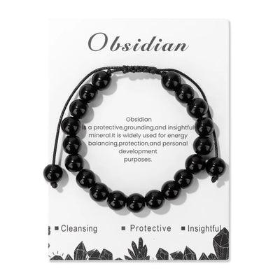 Aura Shield Obsidian Bracelet