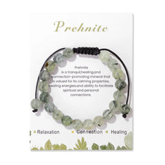 Stress Relief Prehnite Bracelet